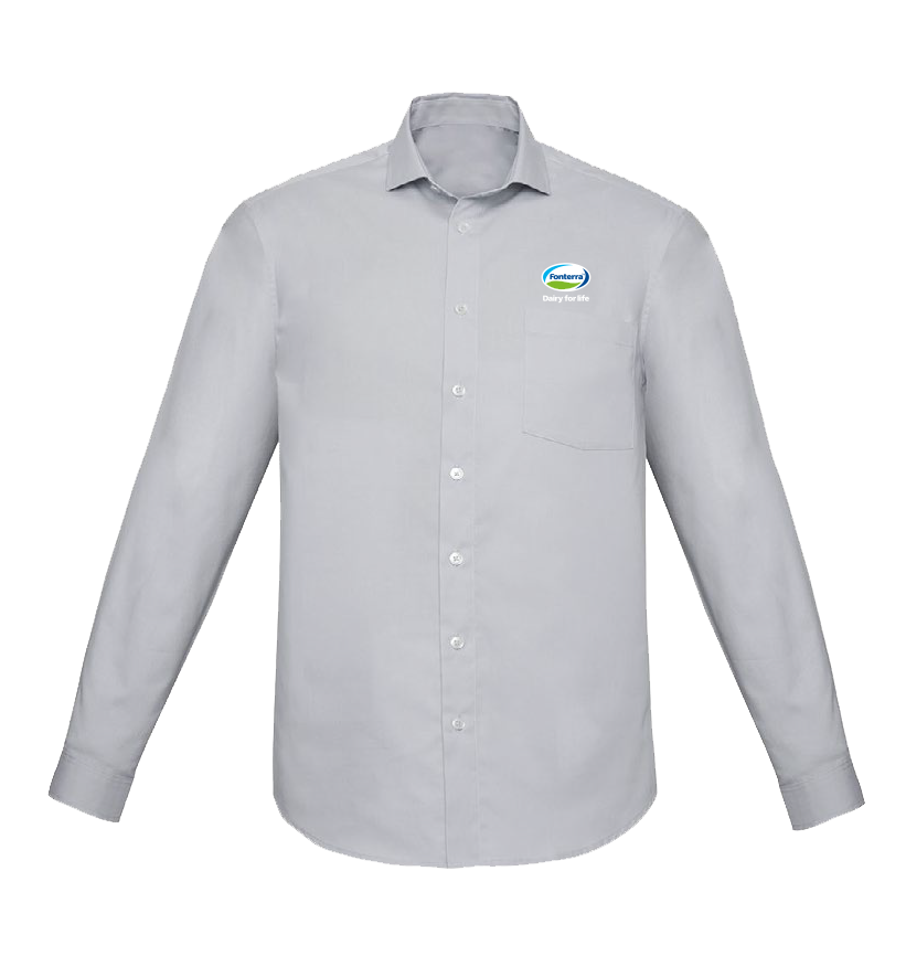 Fonterra Dress Shirt - Silver (Mens and Ladies) - Buy Fonterra ...