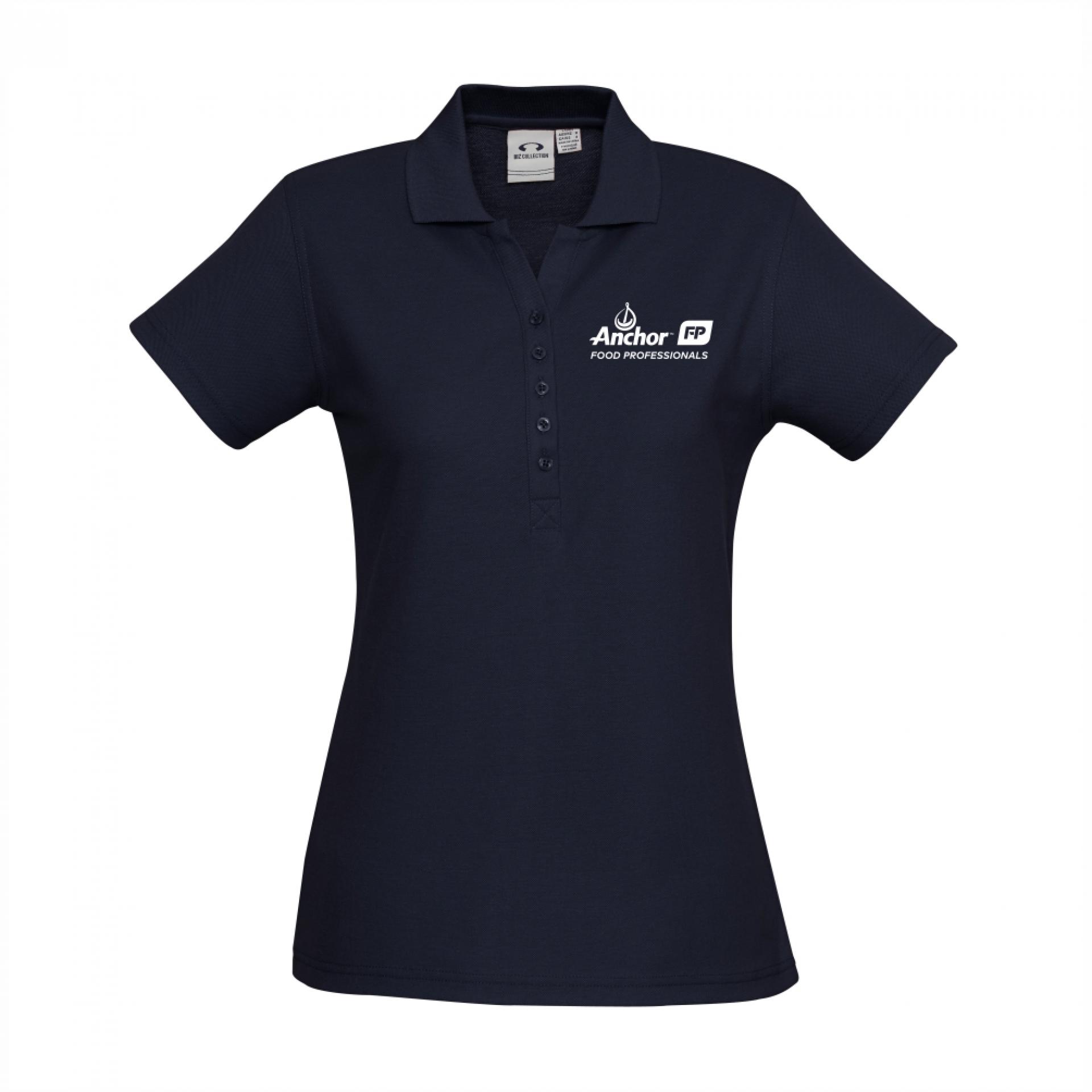 Anchor Food Professionals Ladies Polo Shirt - Navy - Buy Fonterra ...