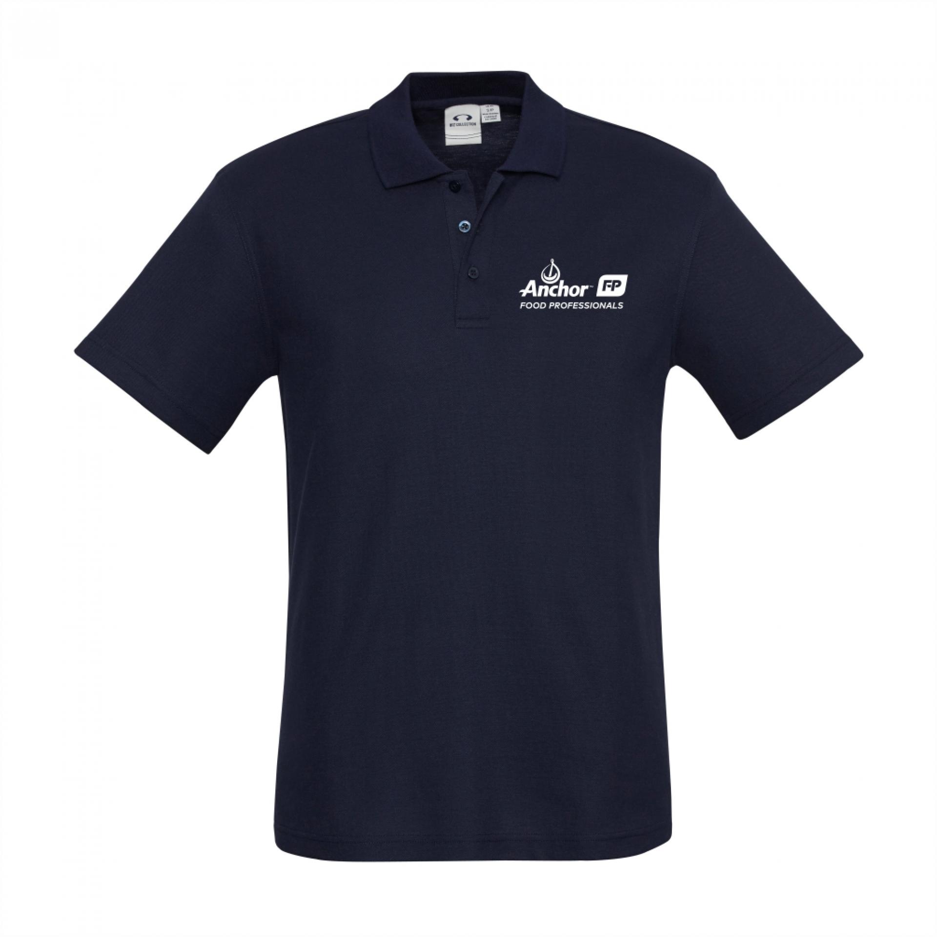 Anchor Food Professionals Mens Polo Shirt - Navy - Buy Fonterra ...